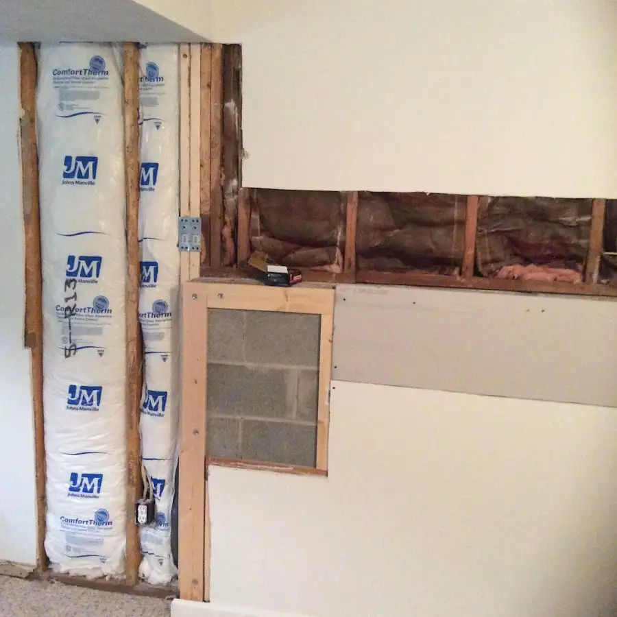 Wall insulation replacement during Odor Removal & Deodorization in Richmond